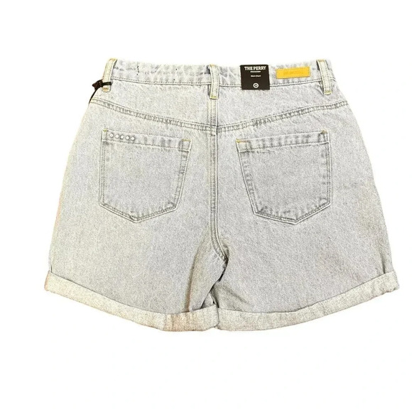 Blank NYC "The Perry" Mom Short Light Wash High Rise Cuffed Hem Women's 26 - Picture 9 of 12
